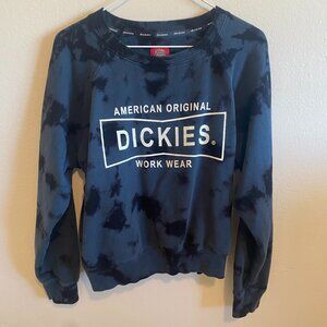 Dickies Pullover Black Tie Dye Sweater Size M